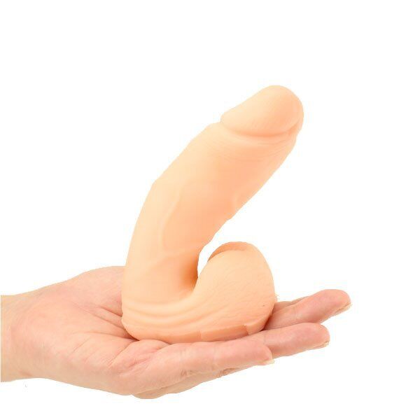 5" Realistic Soft Flexible Bendable Cock with Balls Dildo Sex-toys for Women