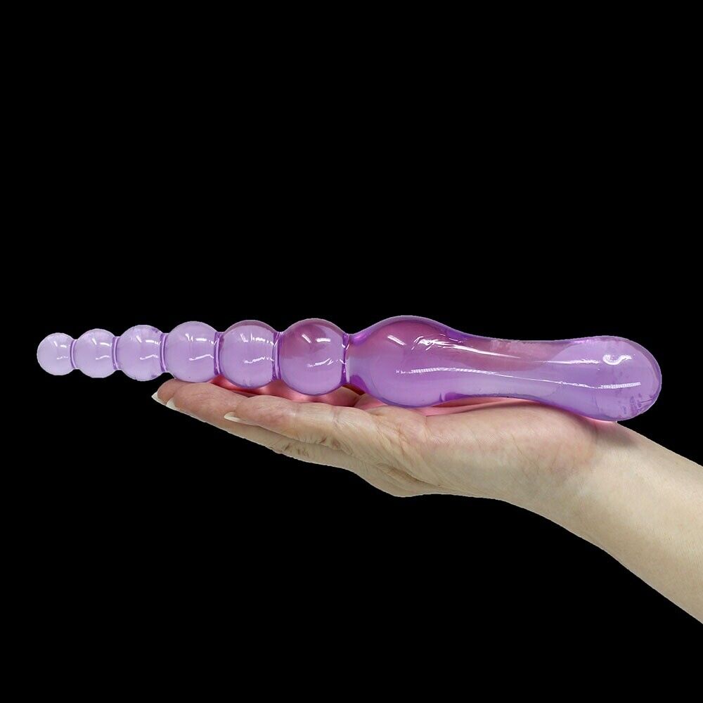 Bendable Flexible Double Ended Anal Dildo Butt Plug Beads Beginner Anal Trainer