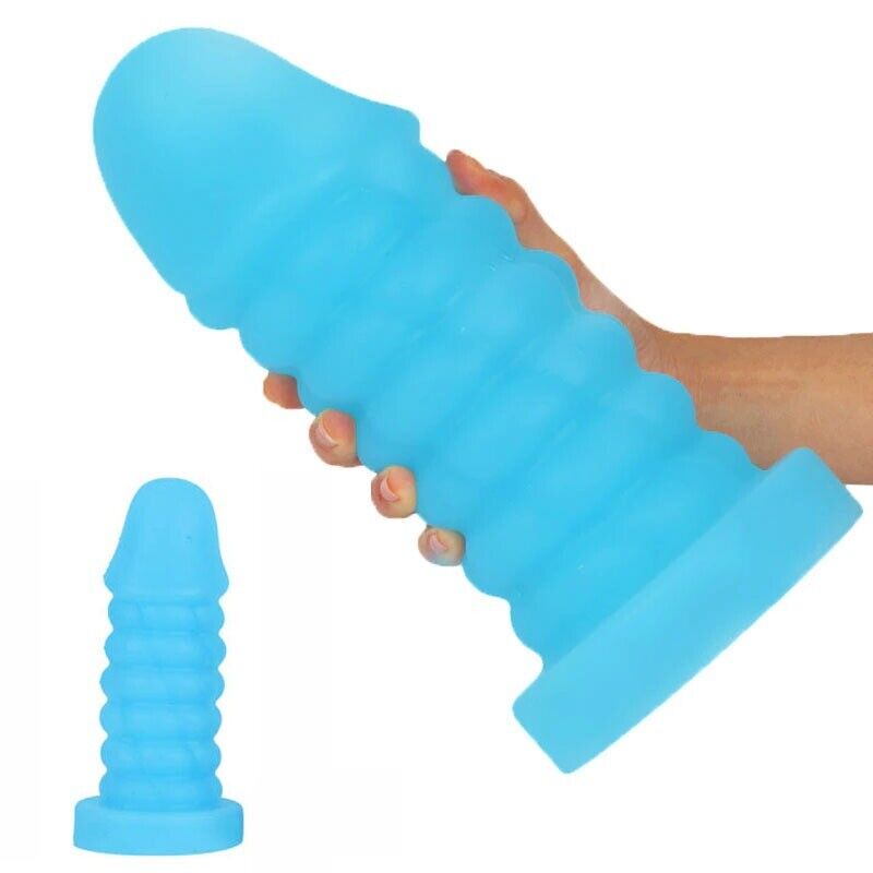 Huge Extra Large XL Realistic Liquid Silicone G-spot Anal Dildo Dong Butt Plug