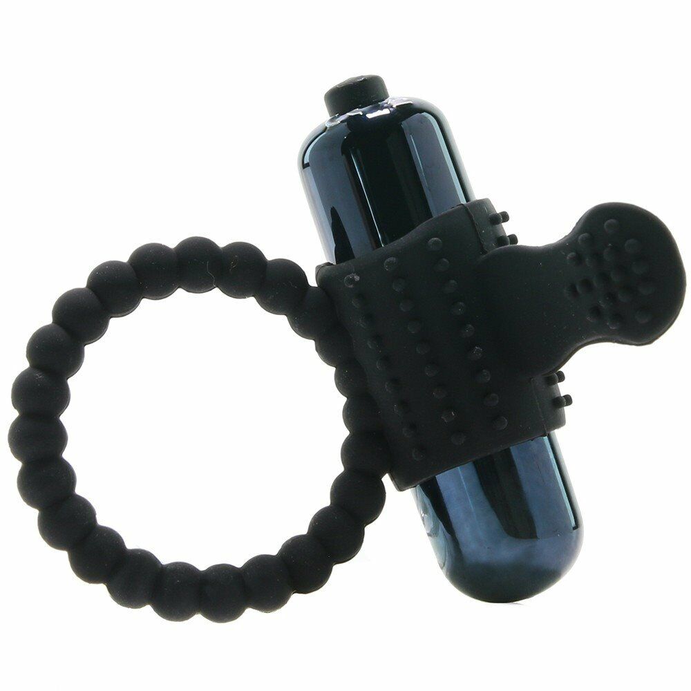 Silicone Vibrating Male Penis Erection Enhancer Cock Ring Sex-toys for Couples