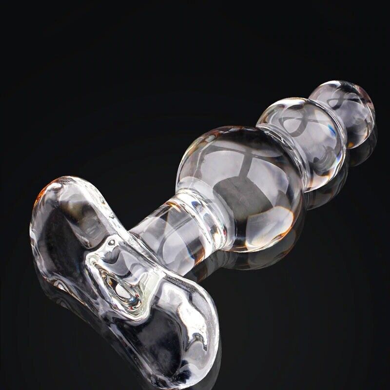 Beaded Glass Anal Butt Plug Dildo Beads Anal Sex Toys for Men Women Couples