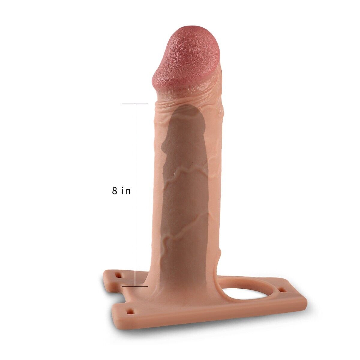 Rodeo Silicone Hollow Male Strap-on Harness Dildo Penis Extension Cock Extender