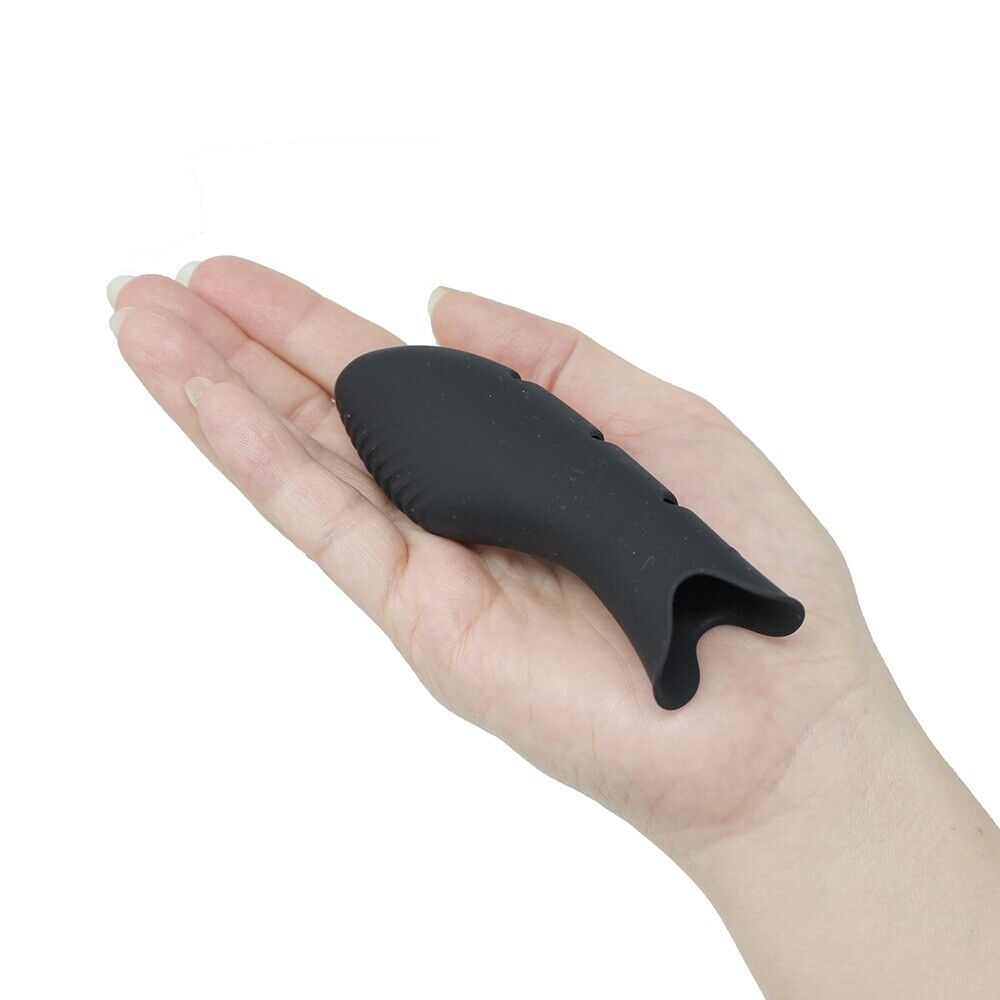 Silicone Finger Massager Vibrator Clit G-spot Foreplay Fingering Orgasm Vibe