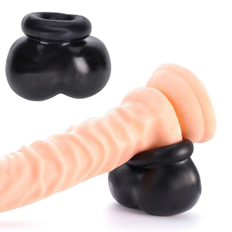 Snug Penis Cock Ring Bull Bag Scrotum Ball Stretcher Ballsack Male Enhancer