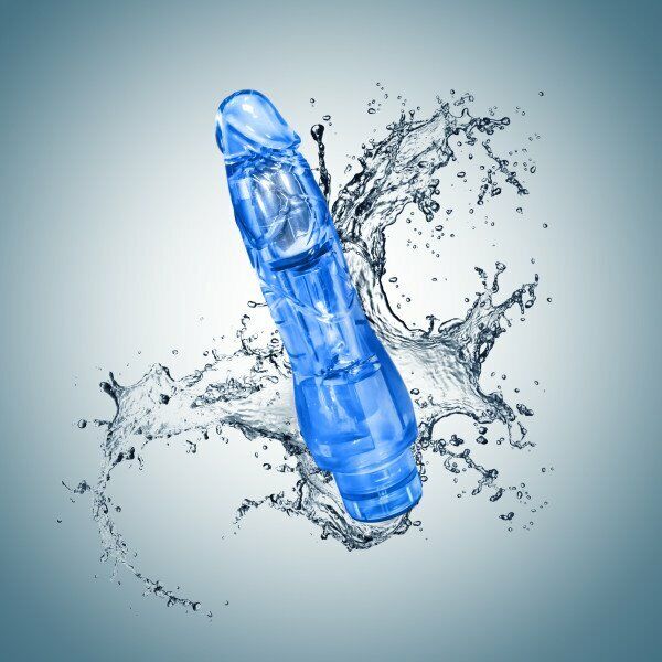 Waterproof Thick Jelly Realistic Vibrating Dildo Cock Vibe G-spot Anal Vibrator