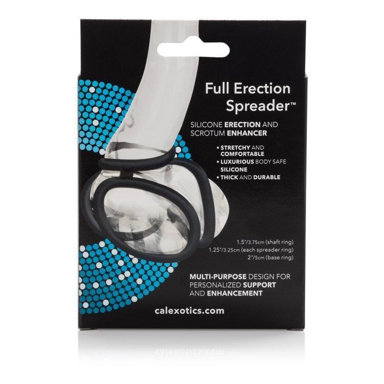 Silicone Full Erection Ball Spreader Penis Cock Ring Male Enhancer