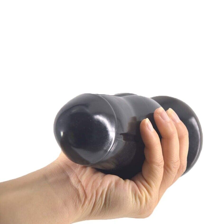 Soft Squeezable XL Extra Large Anal Butt Plug Dildo With Suction Cup