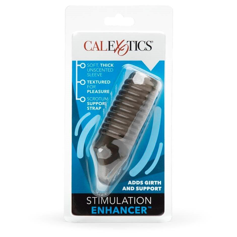 Stimulation Enhancer Textured Thick Penis Sleeve Cock Sheath Extension