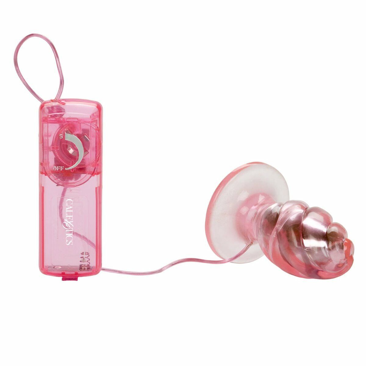 Pink Vibrating Jelly Anal Trainer Butt Plug Anal Play Sex Toy Vibe Vibrator