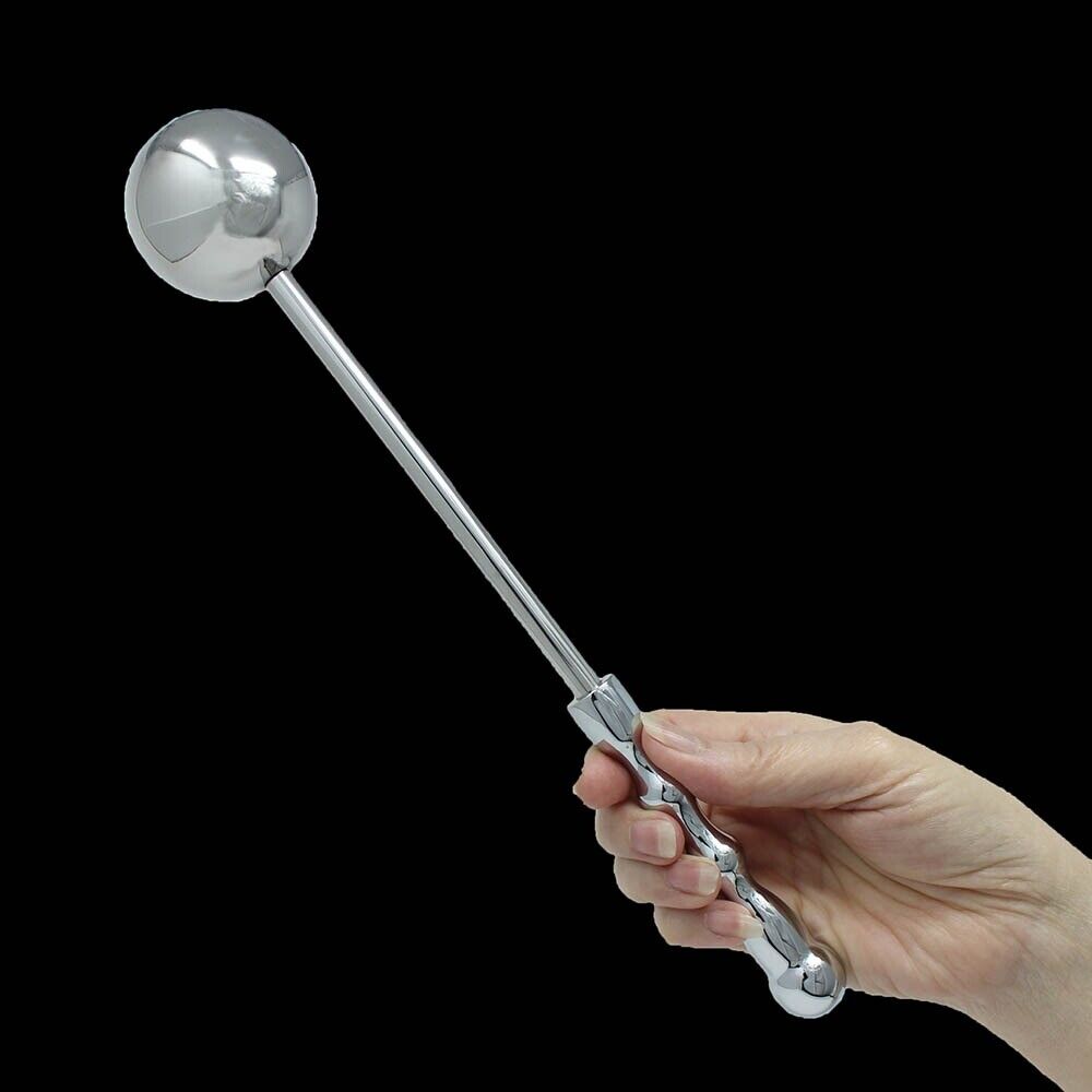 Stainless Steel Lollipop Vaginal Anal Beads Ball Probe G-spot Prostate Massager