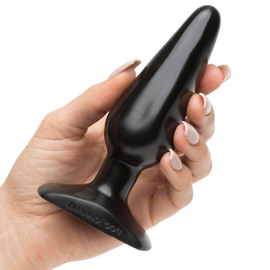 Doc Johnson Black Classic Medium Butt Plug Anal Dildo Sex Toy Trainer