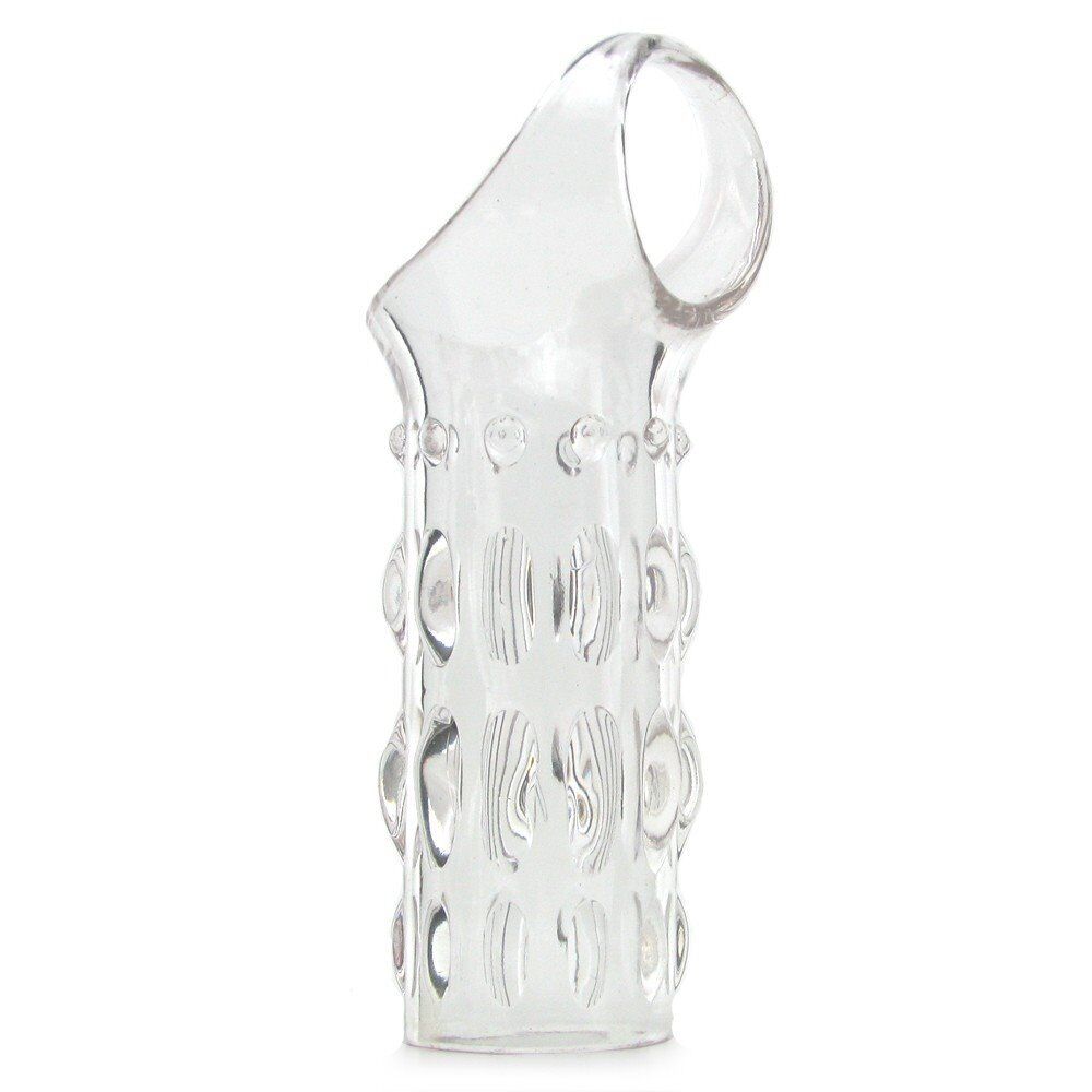 Male Performance Girth Enhancer Studded Penis Sleeve Sheath Cock Ring Cage