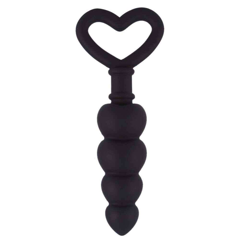 Silicone Graduated Anal Beads Butt Plug Beginner Anal Trainer Sex Toys