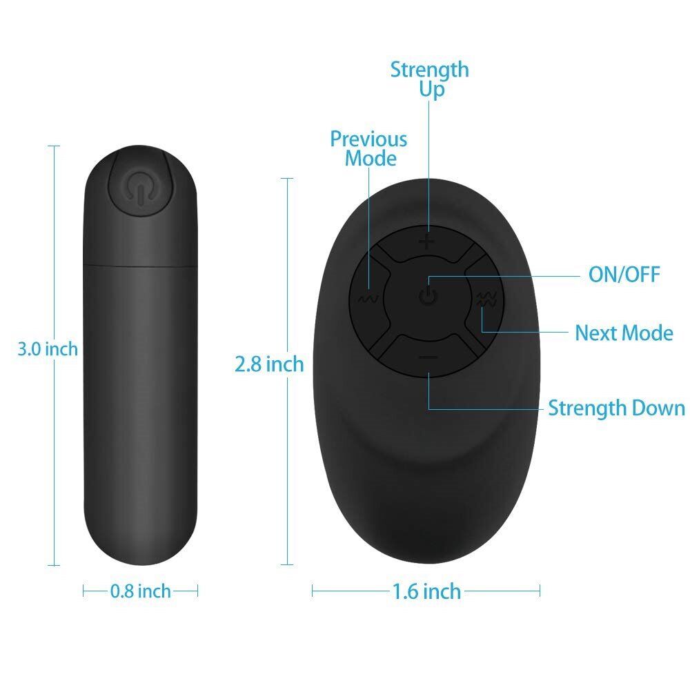 Wireless Remote Control Bullet Clit Nipple Vibrator Sex-toys for Women Couples