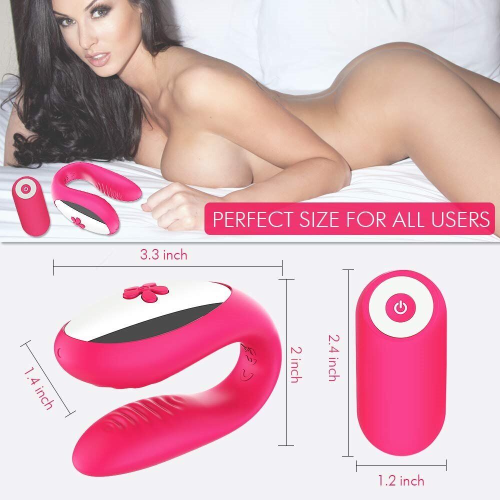 Rechargeable Wireless Remote Control Wearable Vibrator Vibe Couple Lover Sex Toy