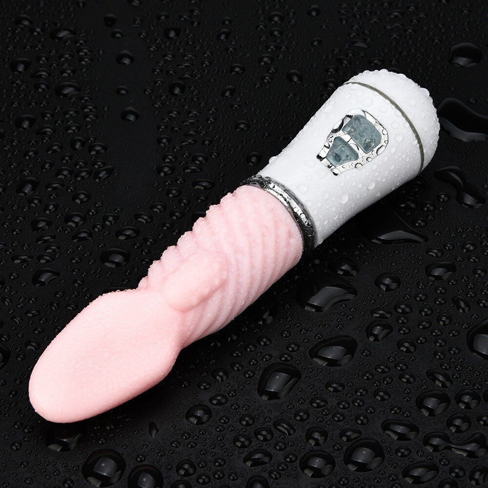 Rechargeable Flicking Tongue Orgasm Vibrator Oral Sex Toys for Women Couples