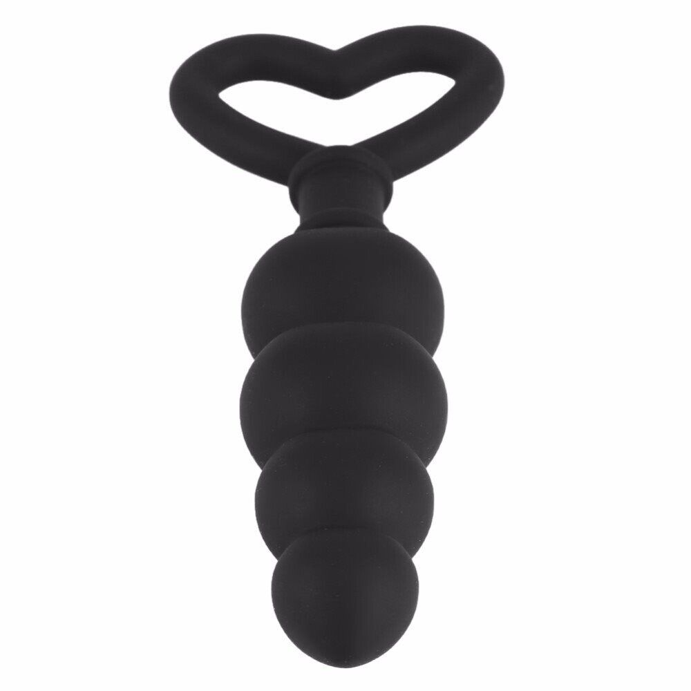 Silicone Graduated Anal Beads Butt Plug Beginner Anal Trainer Sex Toys