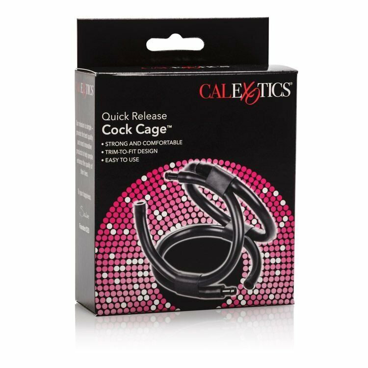 Quick Release Cock Cage Cock Balls Strap Triple Helix Male Penis Ring Enhancer
