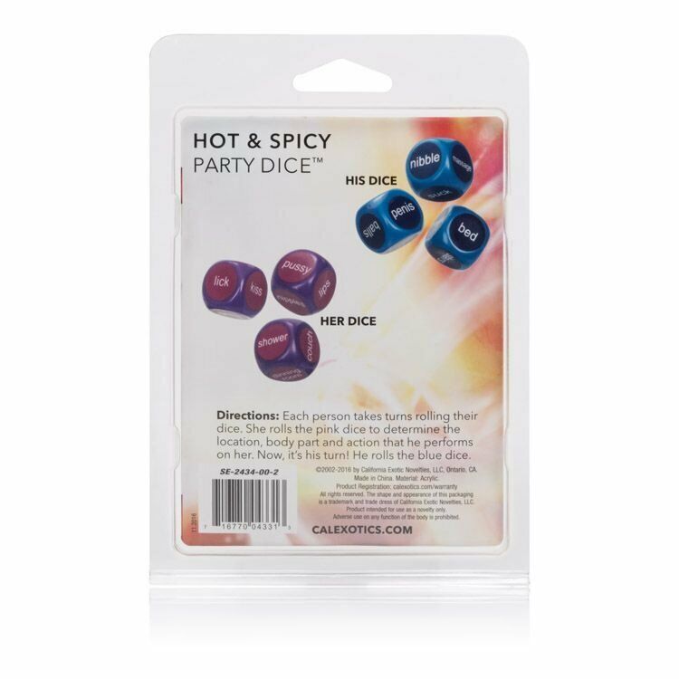 Hot & Spicey Party Dice Adult Sex Toy Games Couple Lover Romantic Game