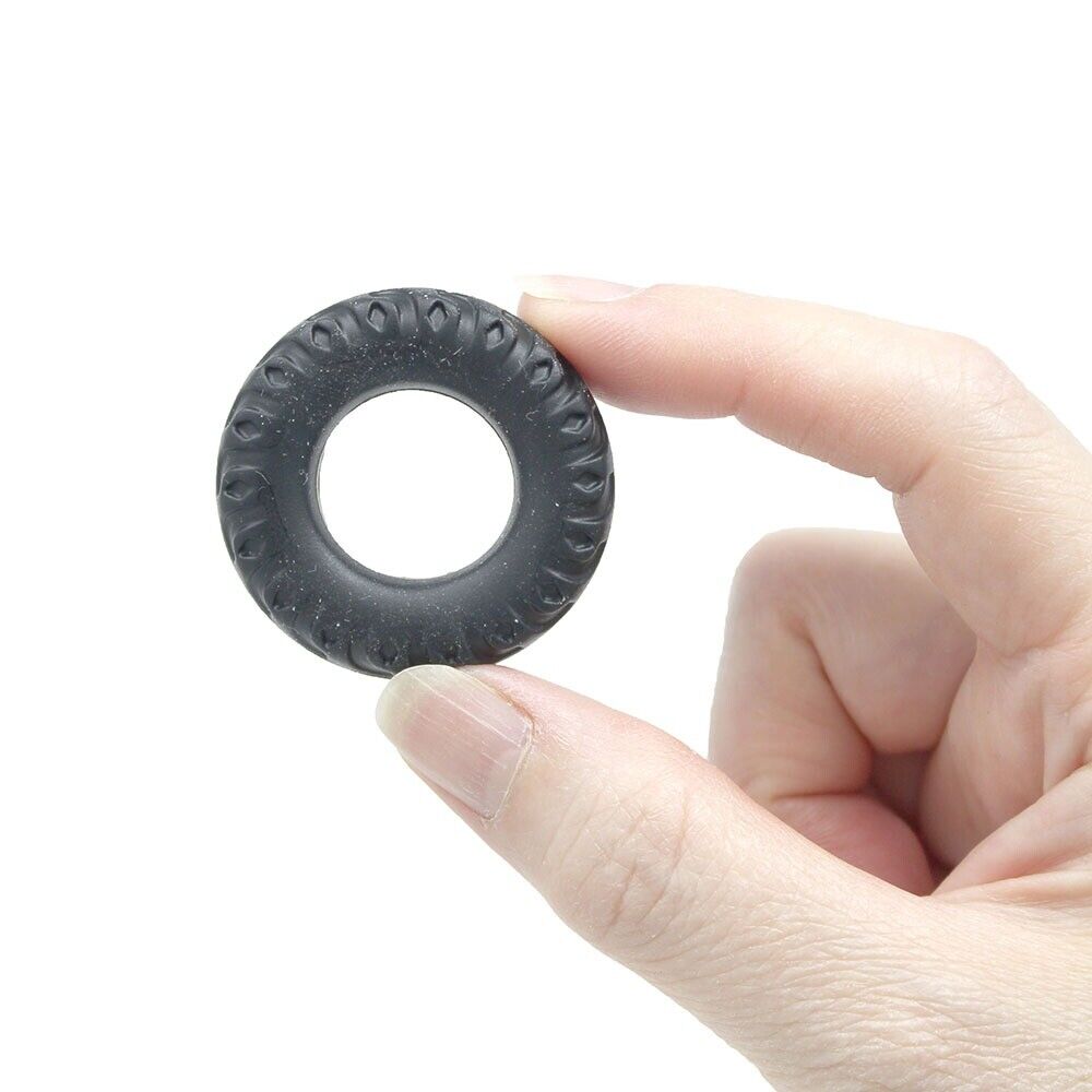 Stretchy Silicone Male Penis Enhancer Prolong Delay Sex Cock Ring for Men