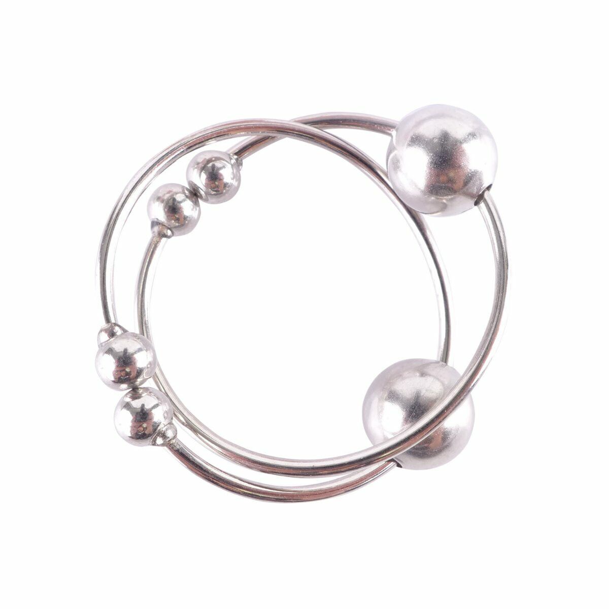 Non Piercing Nipple Bull Rings Silver Erotic Breast Body Jewelry