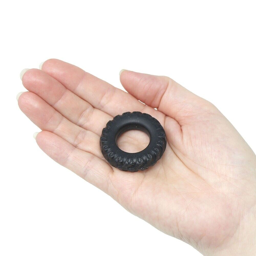 Stretchy Silicone Male Penis Enhancer Prolong Delay Sex Cock Ring for Men