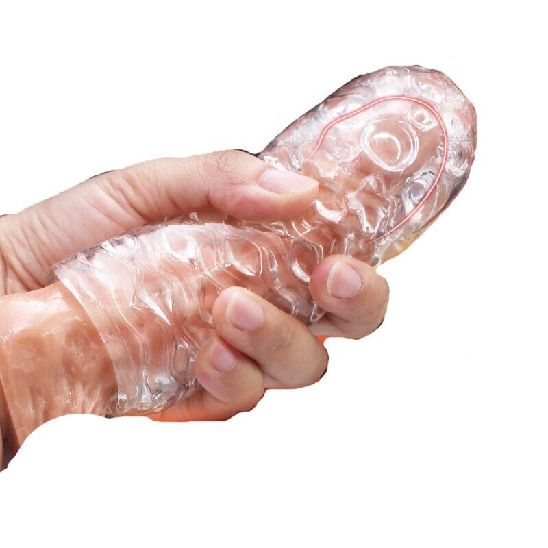 Mini Ribbed Pocket Cock Stroker Sleeve Male Masturbators Sex Toys for Men