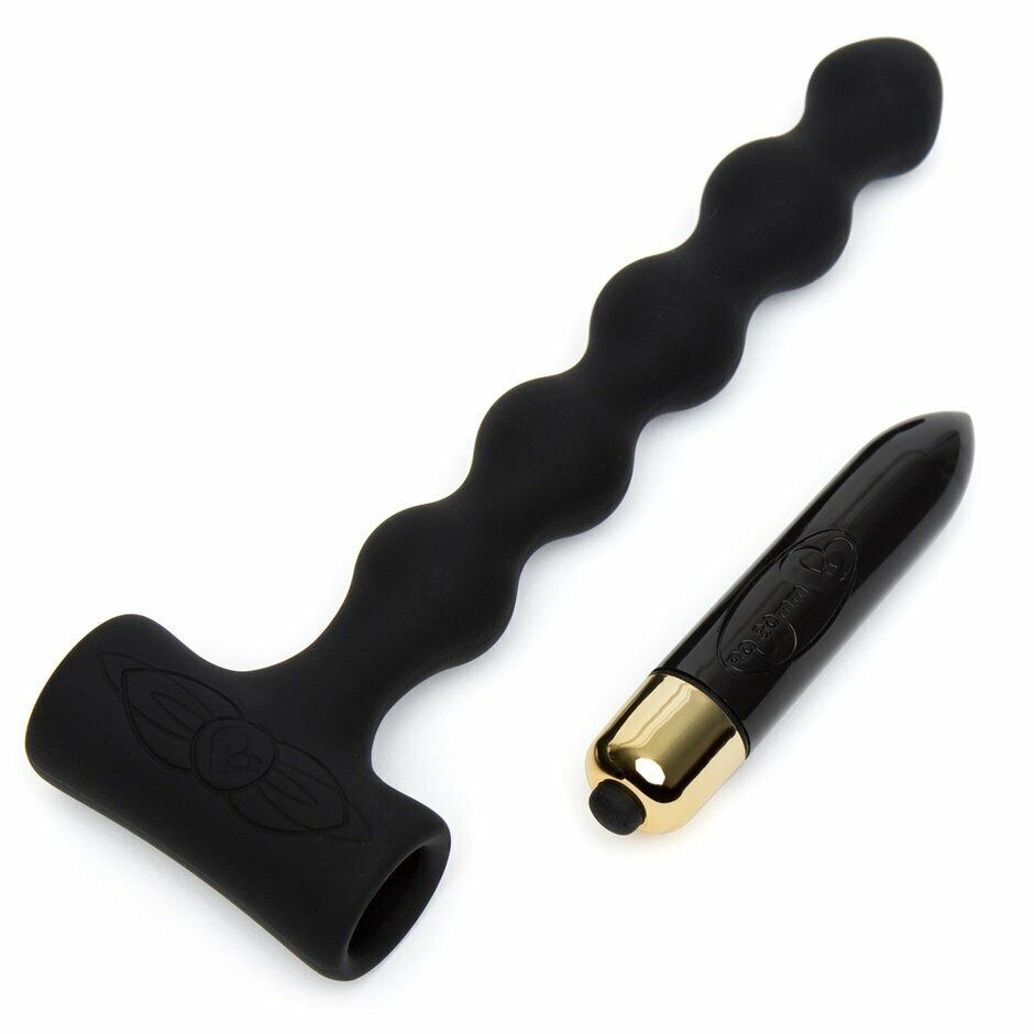 Rocks Off Vibrating Anal Beads Butt Plug Anal Sex-toys for Men Women Couples