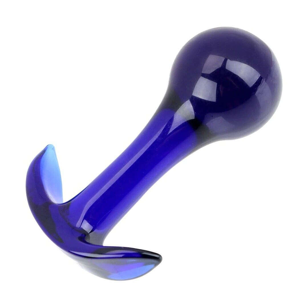 Glass Round Anal Butt Plug Dildo Beginner Anal Trainer Sex Toys