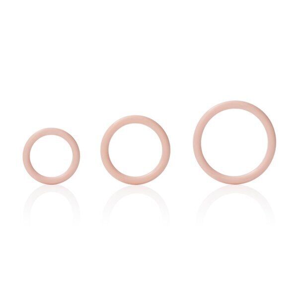 3PC Silicone Penis Support Cock Rings Male Erection Enhancer Prolong Delay Sex