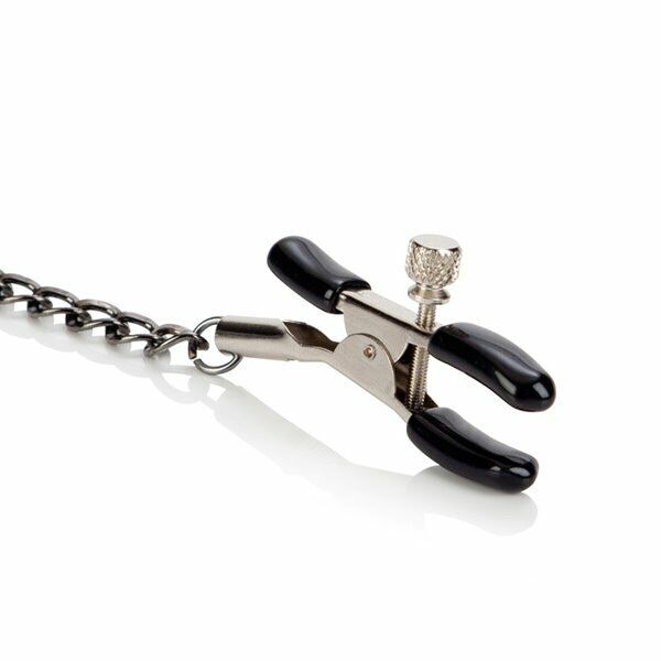 First Time Fetish Breast Nipple Clamps Teaser Chain Beginner SM Bondage Sex Toy