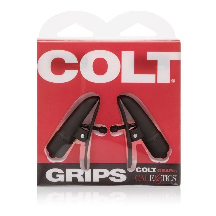 COLT Grips Vibrating Breast Nipple Clamps Vibe BDSM Fetish Bondage Sex Toy Play