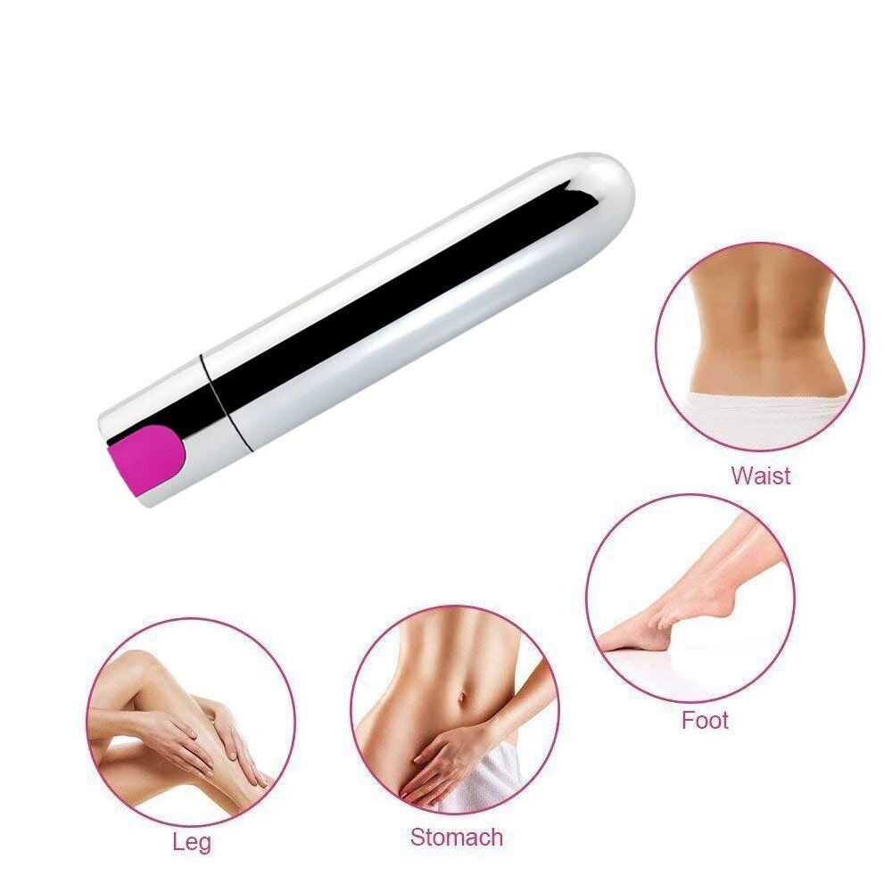 10 Speed Rechargeable Silver Bullet Vibrator Vibe Discreet Sex Toys for Women