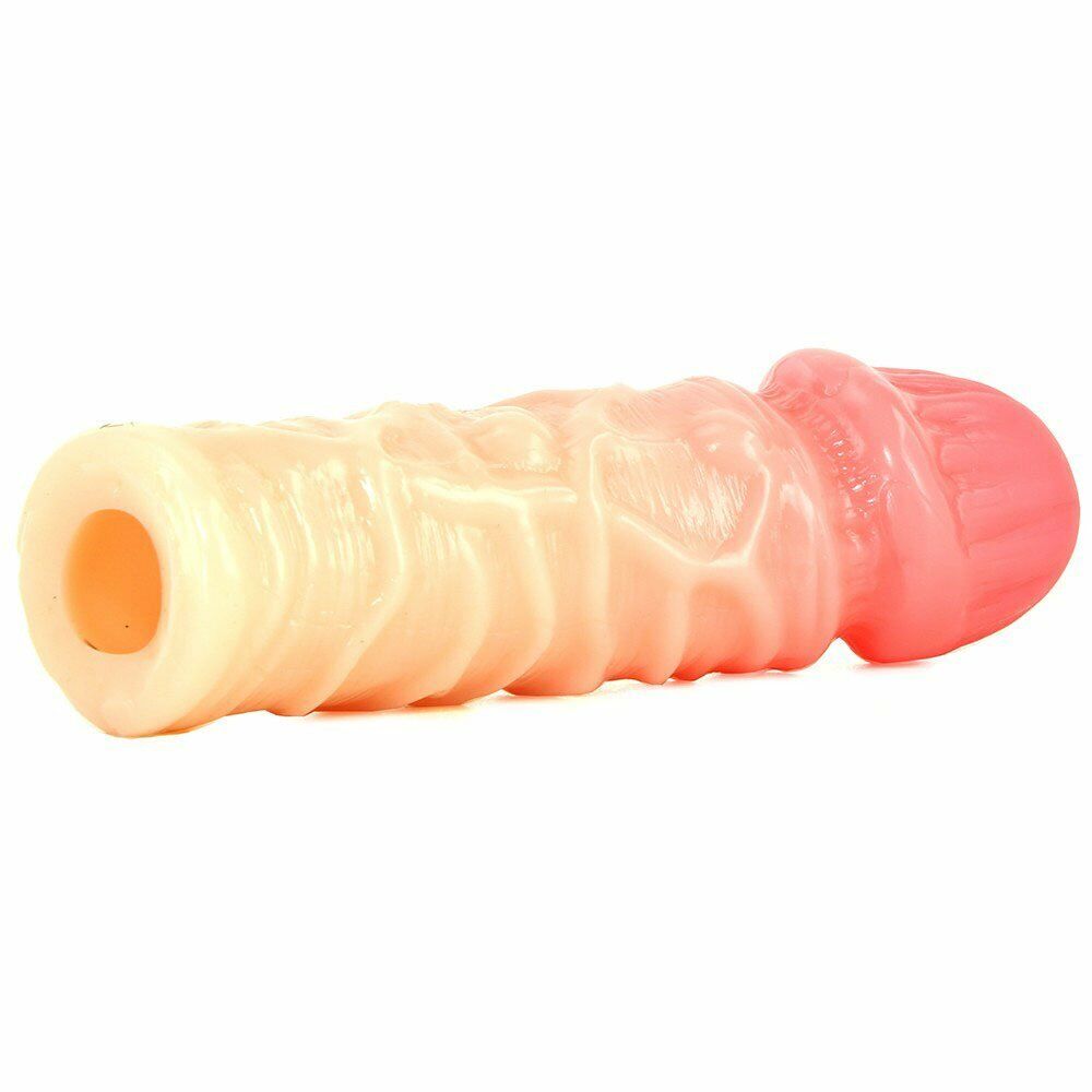 Thick Penis Extension Extender Sleeve Cock Girth Width Enhancer Enlarger