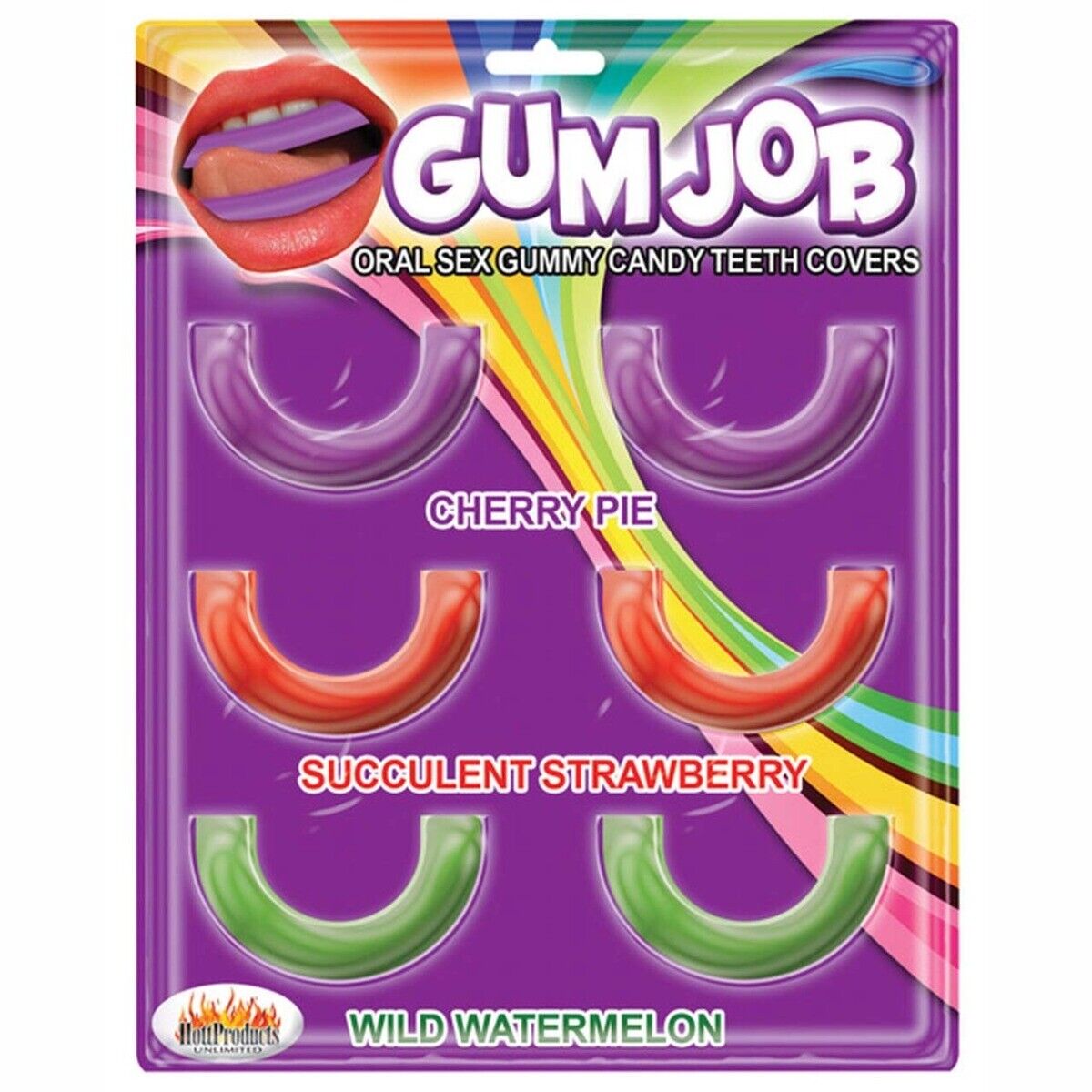 Gum Job Oral Sex Gummy Candy Teeth Covers Blow-job Enhancer for Couples - 6 PACK