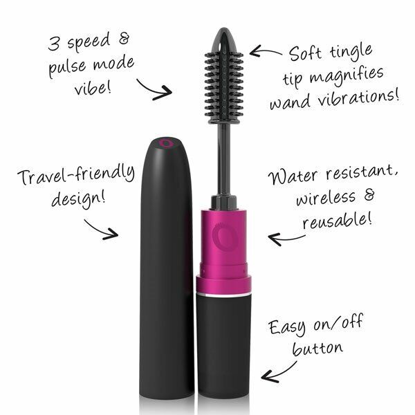 My Secret Screaming O Vibrating Mascara Mini Vibe Vibrator Discreet Sex Toy