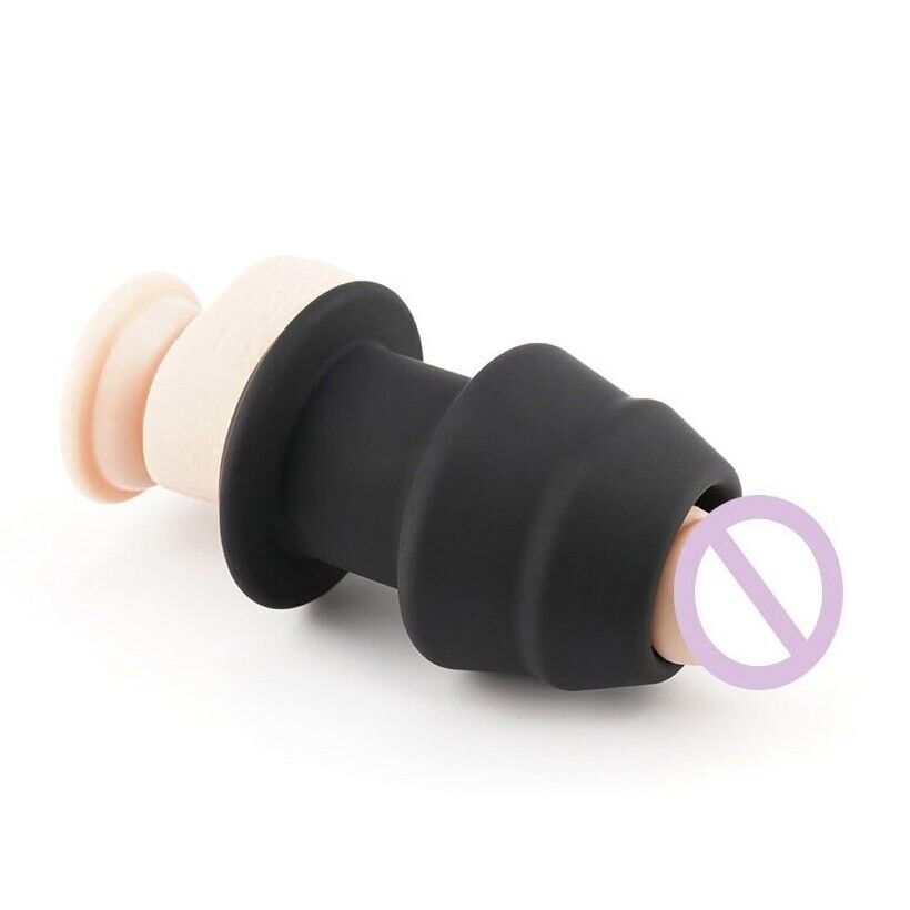Silicone Full Access Peeker Hollow Anal Expanding Tunnel Dilator Butt Plug