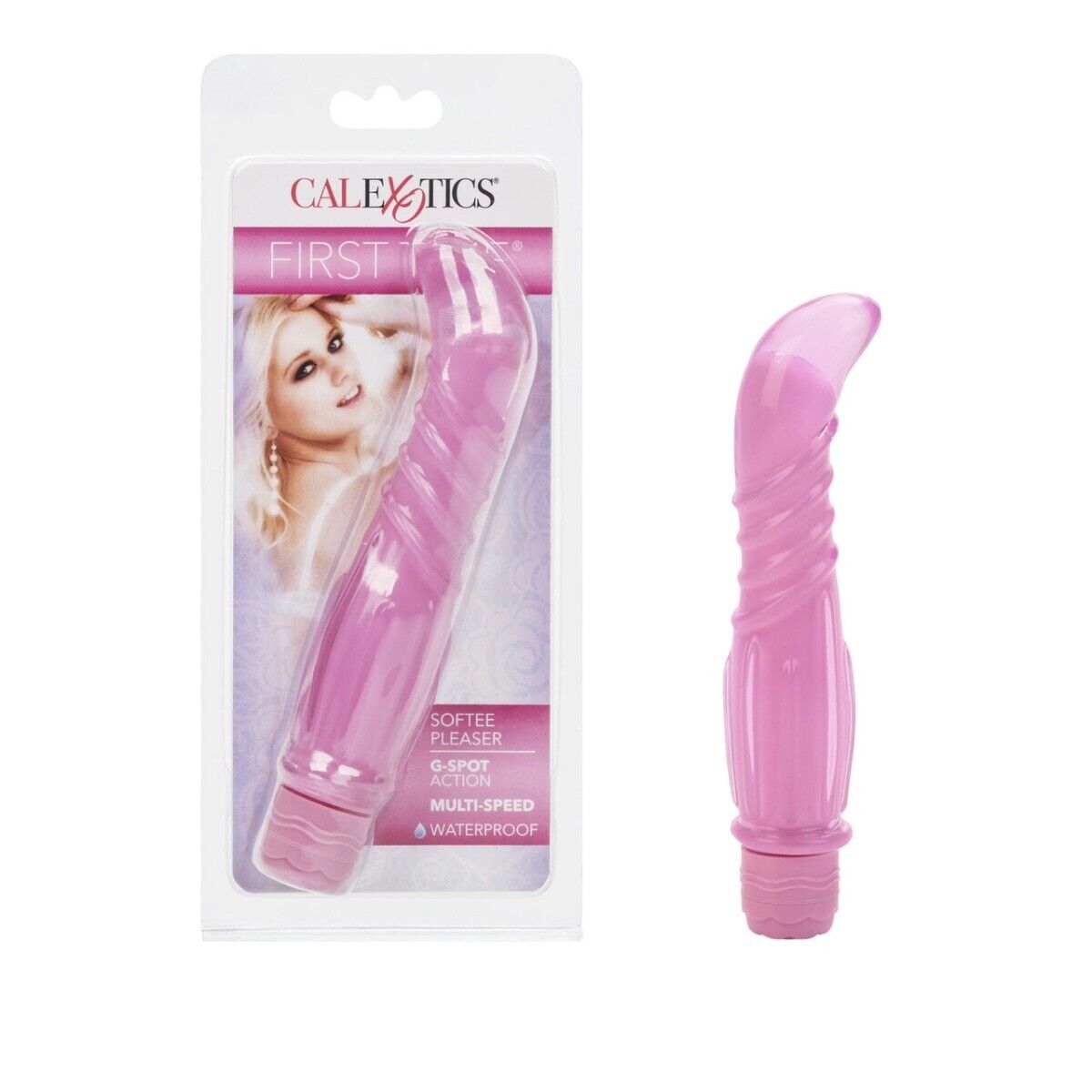 First Time Softee Pleasers Jelly Clitoral G-spot Vibrator Vibe Beginner Sex Toy