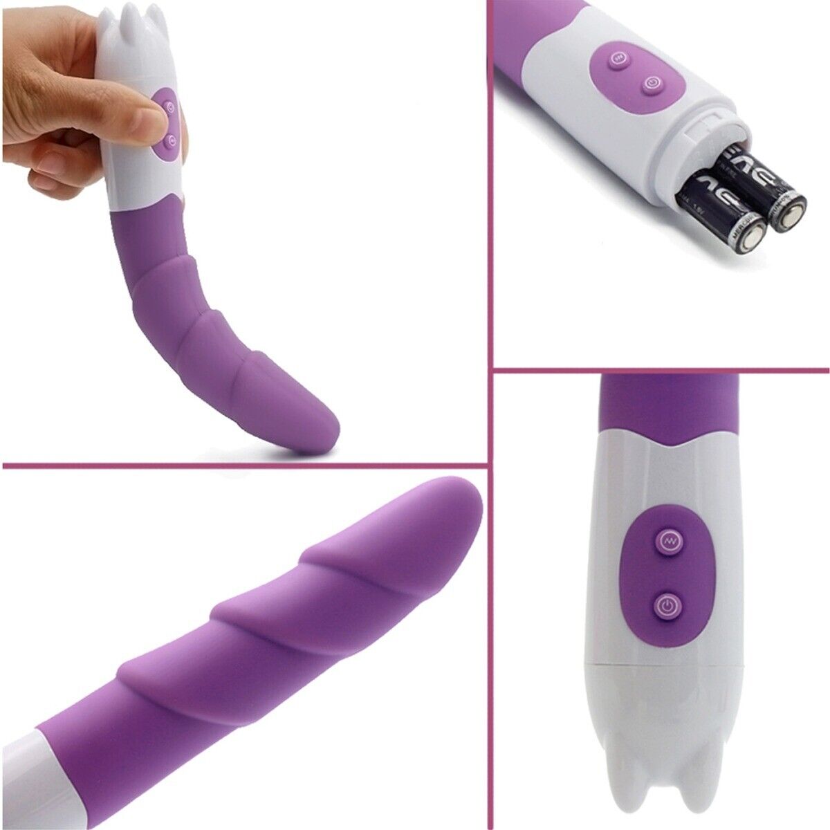 10 Multi-speed Silicone Clit Anal G-spot Vibrator Vibe Dildo Sex-toys for Women