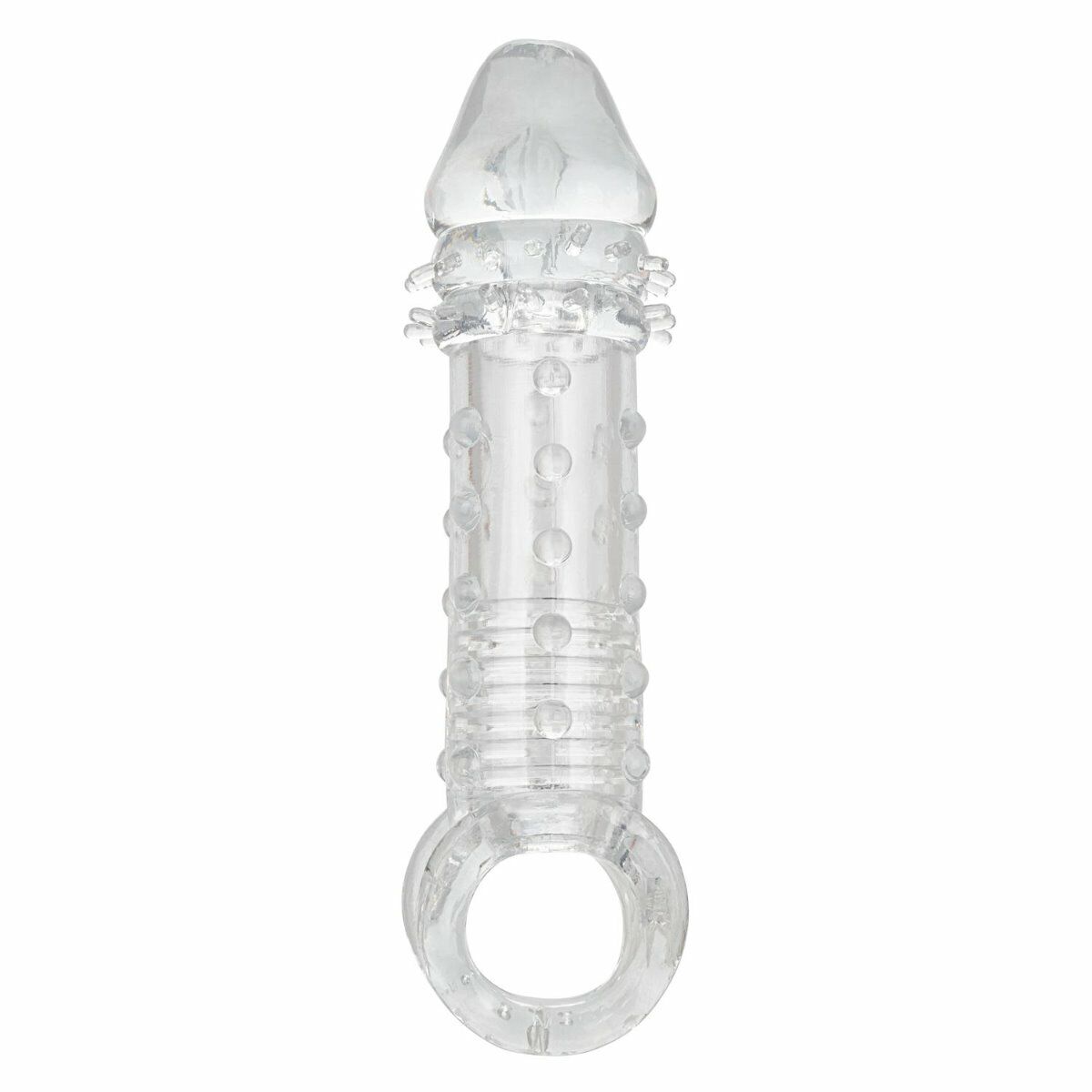 Add 2" Male Penis Cock Extension Sleeve Extender Length Girth Enhancer Enlarger