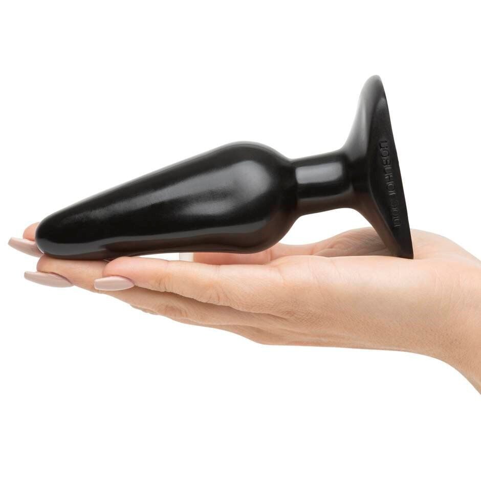 Doc Johnson Black Classic Medium Butt Plug Anal Dildo Sex Toy Trainer