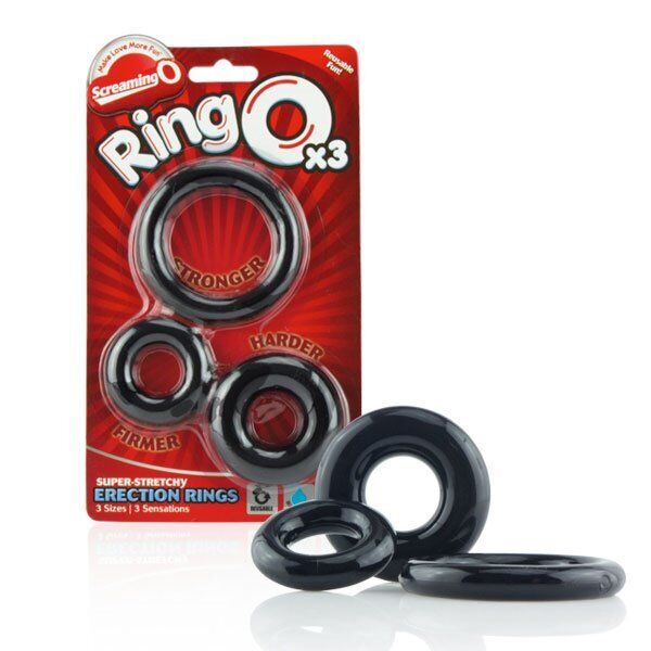 Screaming O RingO Silicone Penis Erection Enhancer Prolong Delay Donut Cock Ring