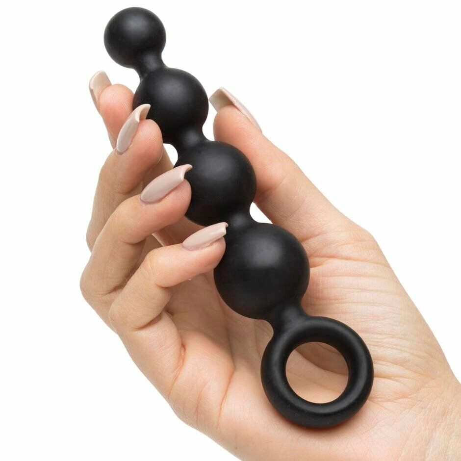 Silicone Vibrating Anal Beads Butt Plug Vibe Anal Trainer Sex Toy Kit