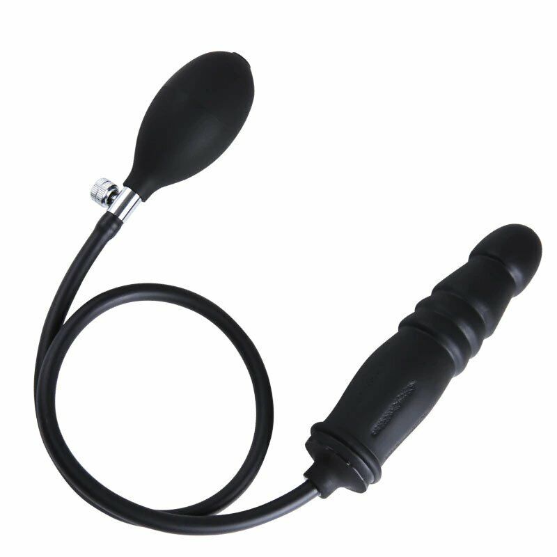 Inflatable Realistic G-spot Anal Dildo Butt Plug Sex Toys for Men Women Couples