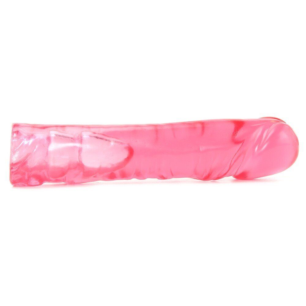 8" Crystal Jellie Realistic Jelly Vac-U-Lock Strap-on Dildo Dildo Attachment