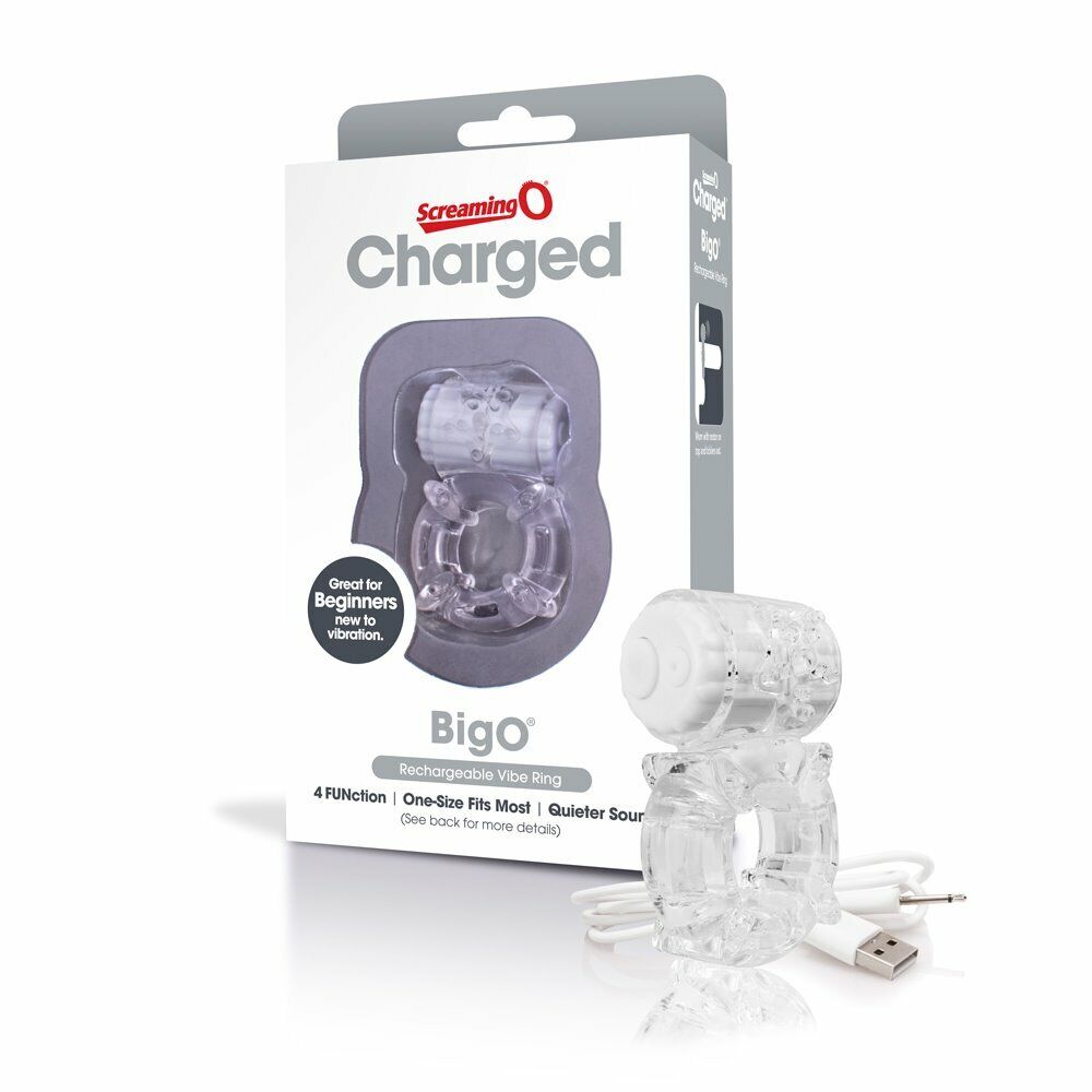 Screaming O Charged Big O Multi-speed Rechargeable Vibrating Penis Cock Ring