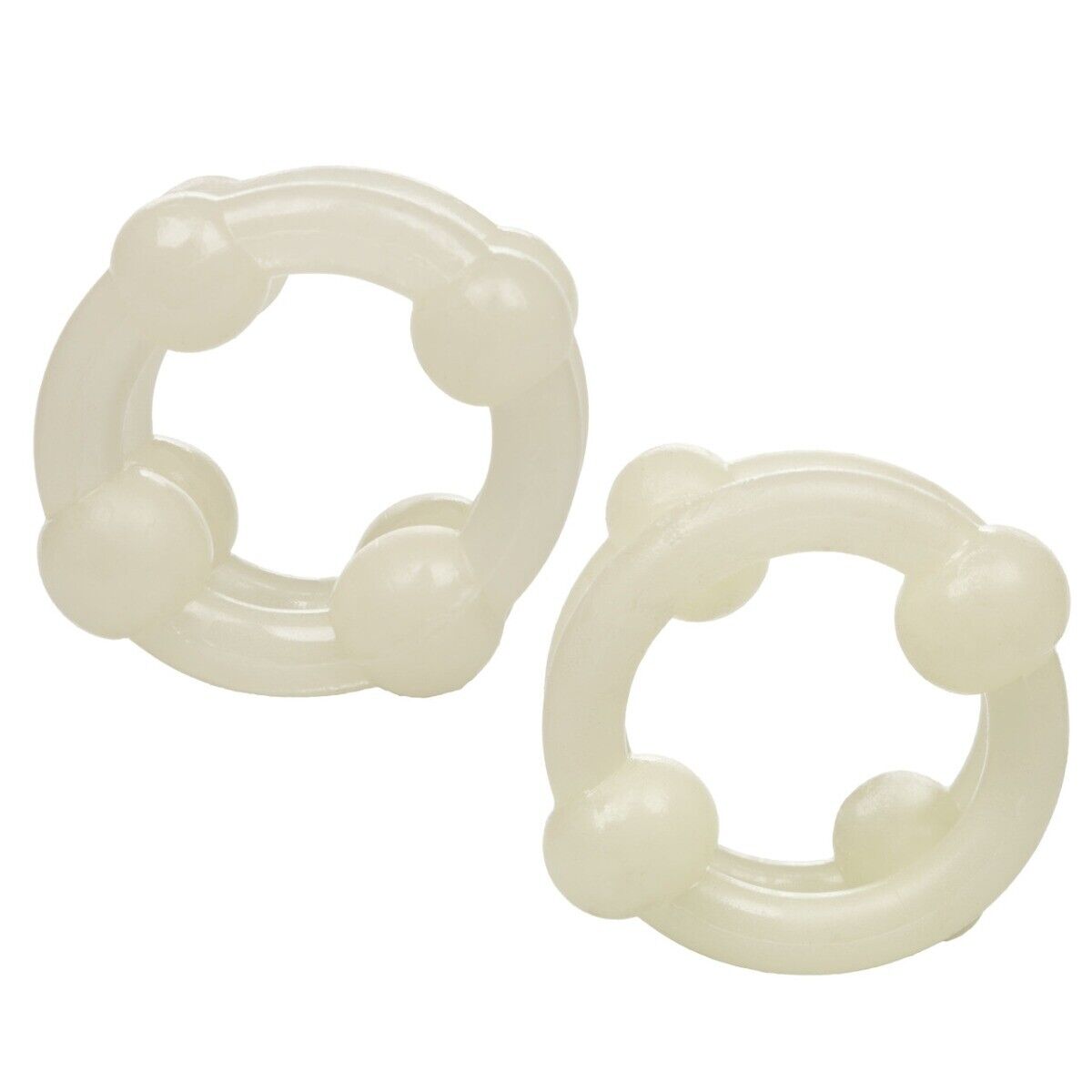 2 Glow in the Dark Penis Erection Enhancer Cock Ring Delay Premature Ejaculation