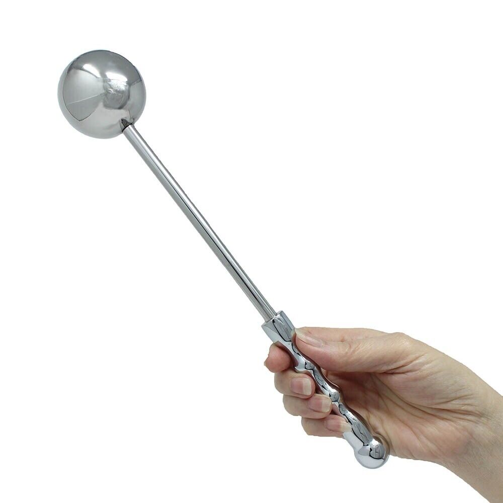 Stainless Steel Lollipop Vaginal Anal Beads Ball Probe G-spot Prostate Massager