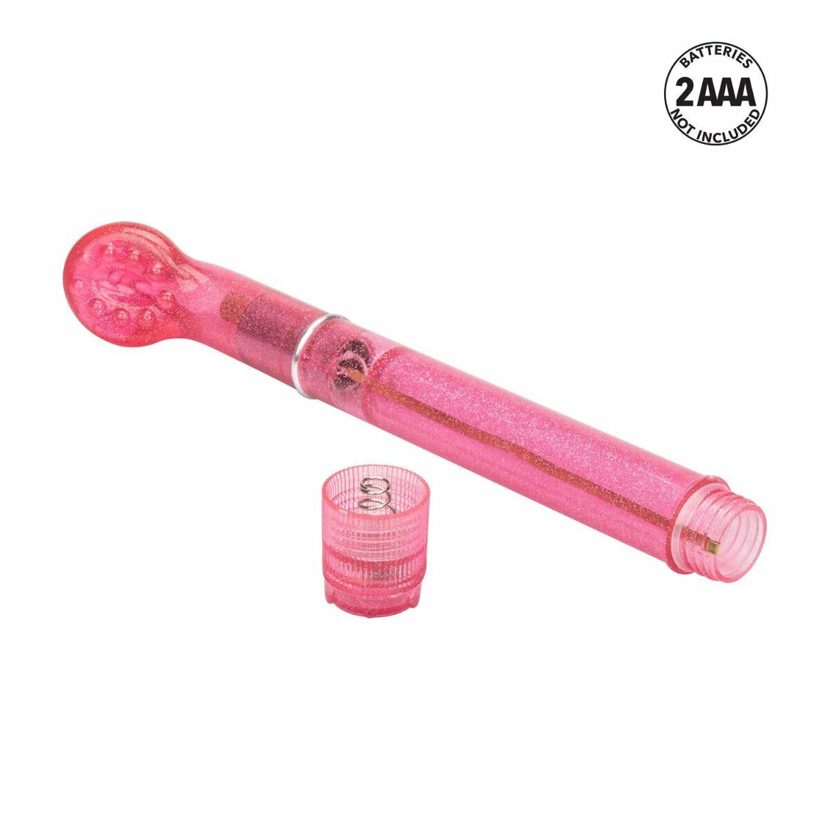 Waterproof Slim Slender G-pot Clitoral Vibrator w/ Orgasm Dots Sex Toy Vibe