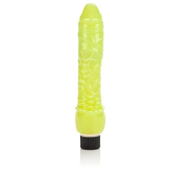 Glow in the Dark Jelly Realistic Vibrator Vibe G-spot Anal Dildo Dong Penis Cock